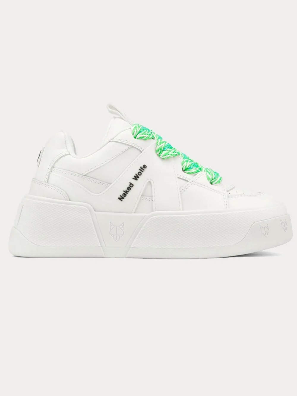 Naked Wolfe - Cali White Low Top Sneakers